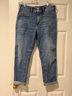 Pilcro Anthropologie Utility Pocket Jeans Size 30 | Modern Carpenter Style Denim